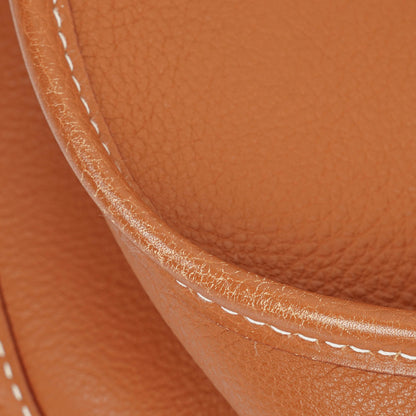 Hermès Evelyne I 32 Gold Taurillon Clemence Leder Schultertasche