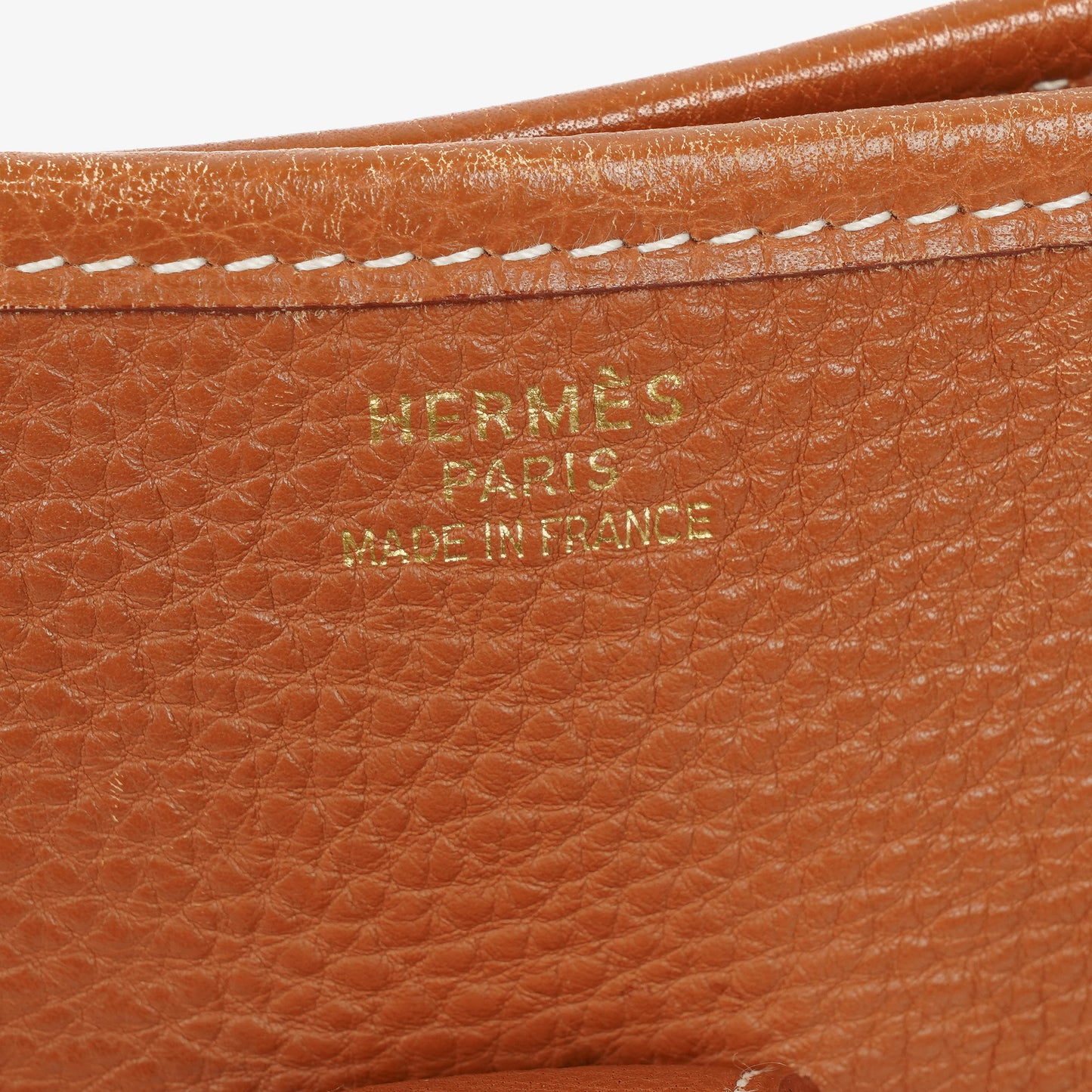 Hermès Evelyne I 32 Gold Taurillon Clemence Leder Schultertasche