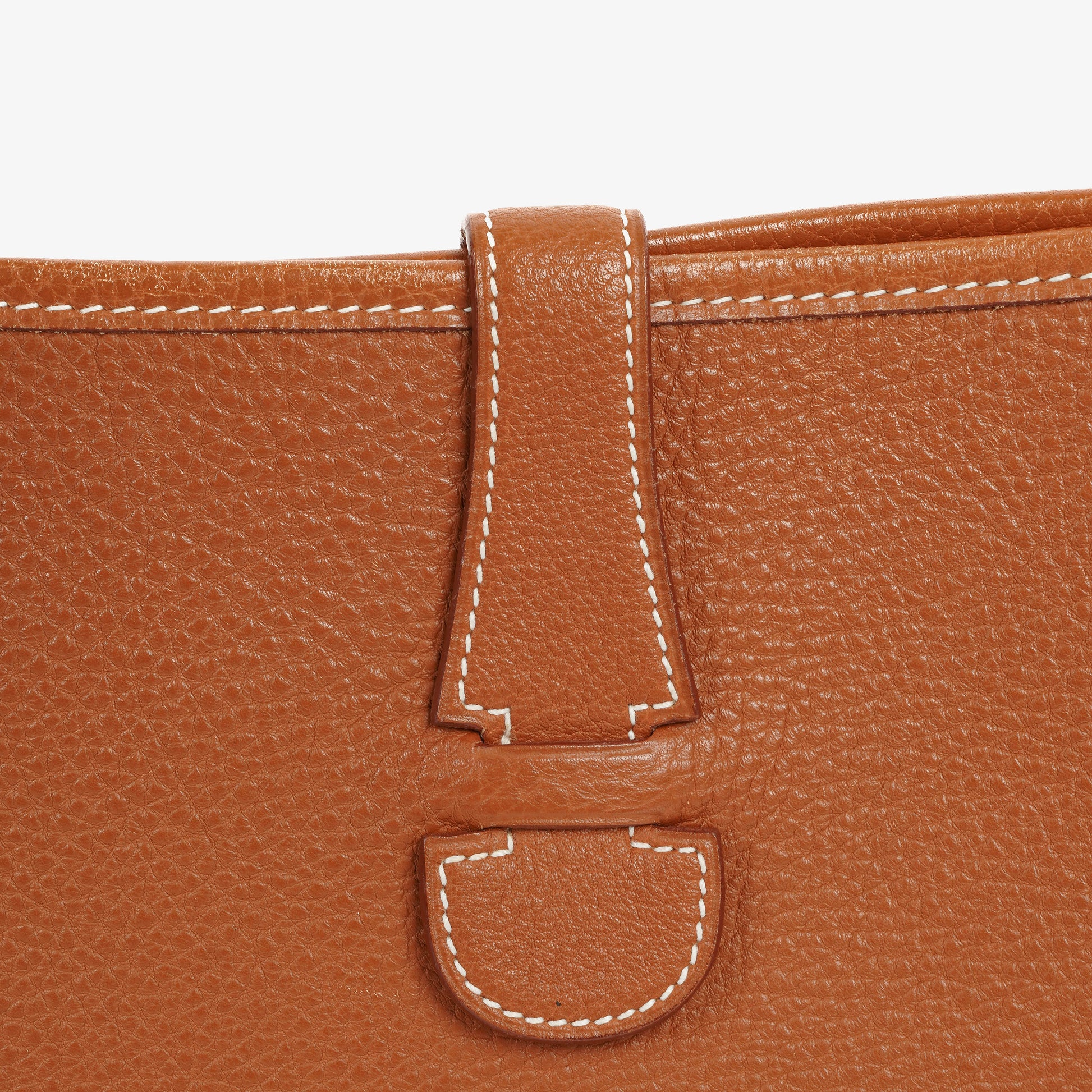 Hermès Evelyne I 32 Gold Taurillon Clemence Leder Schultertasche