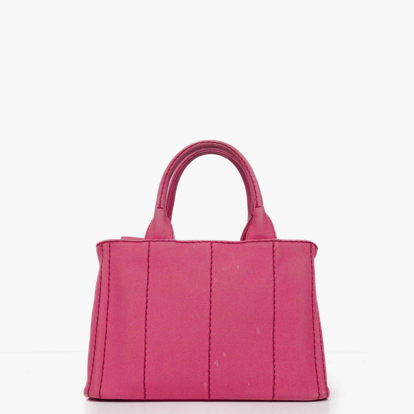 Prada Peonia Canapa Denim Logo Tote Bag