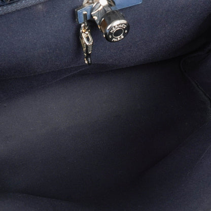 Hermès Herbag Navy Canvas Vache Hunter MM 2-in-1 Tasche