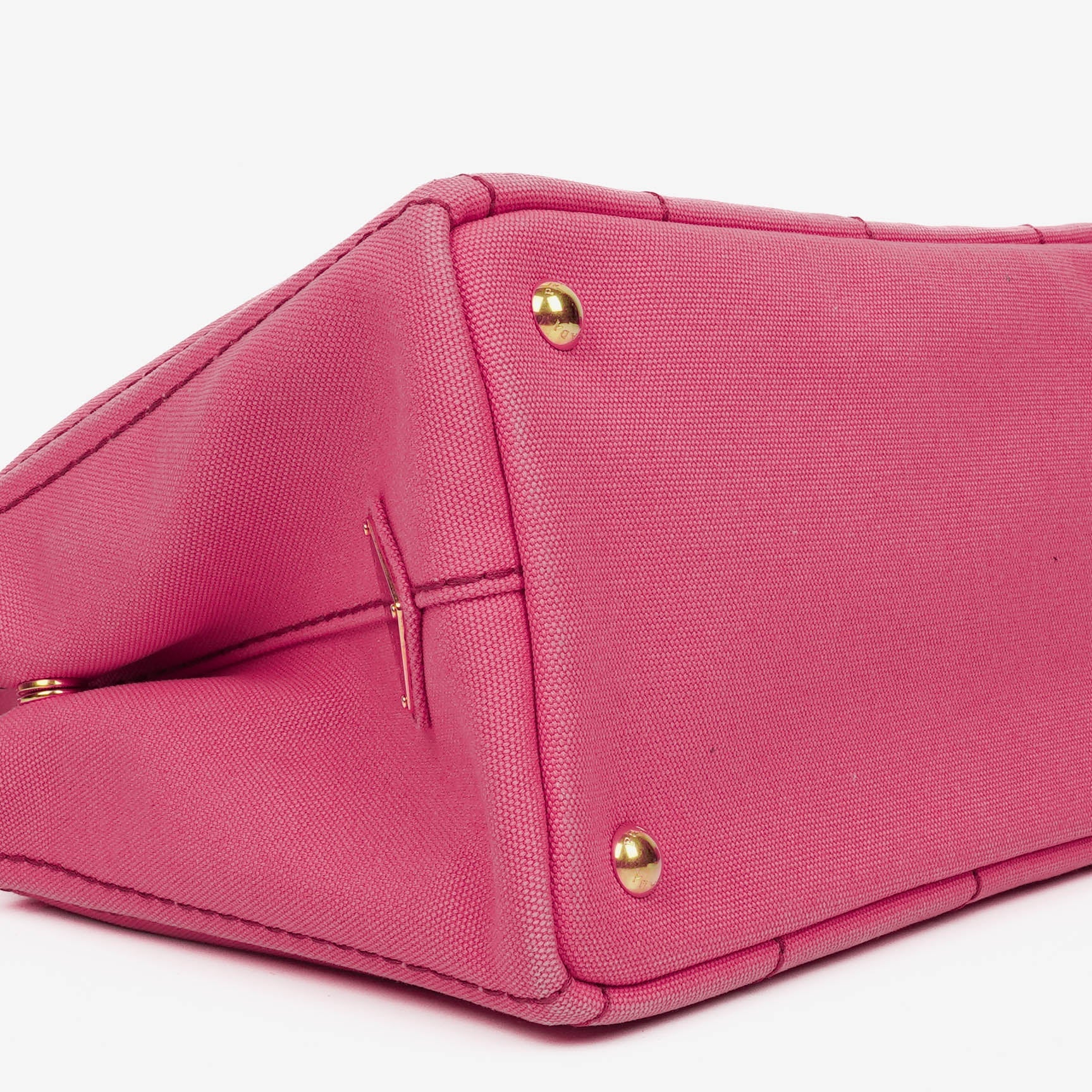 Prada Peonia Canapa Denim Logo Tote Bag