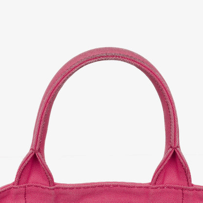Prada Peonia Canapa Denim Logo Tote Bag