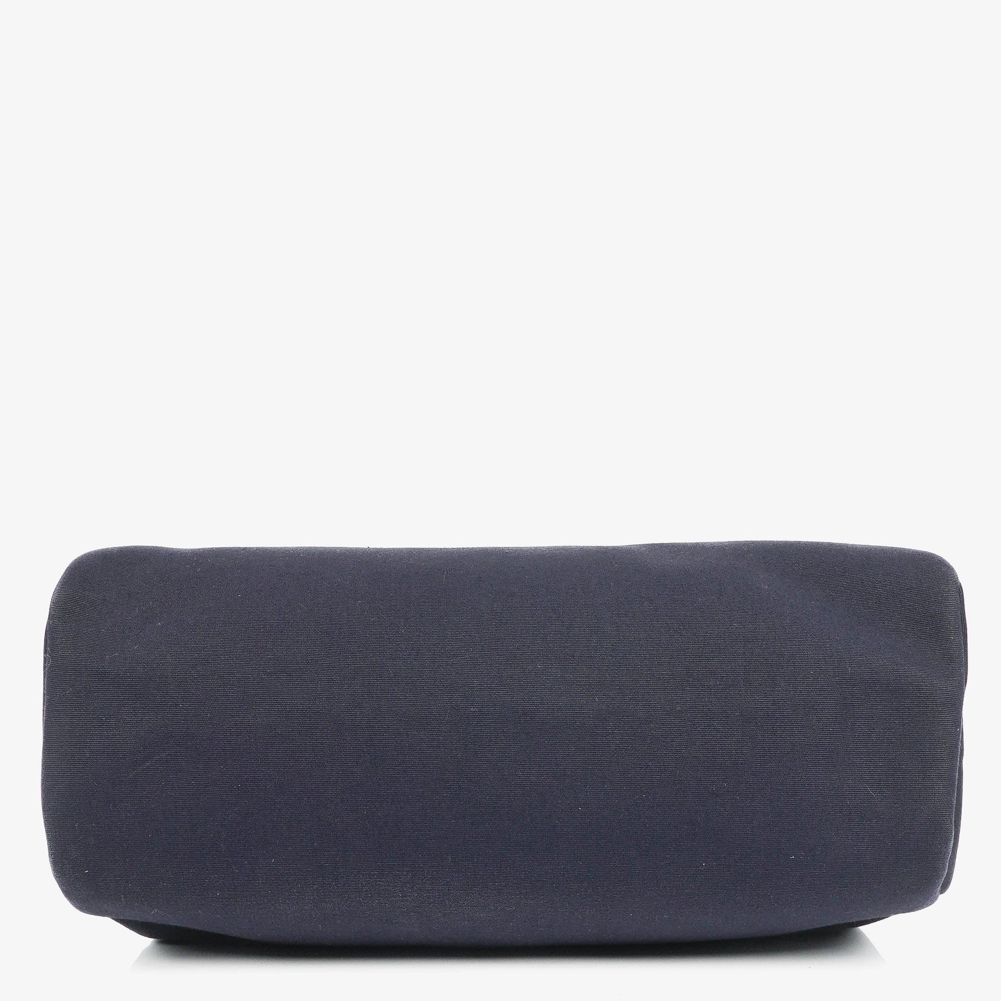 Hermès Herbag Navy Canvas Vache Hunter MM 2-in-1 Tasche