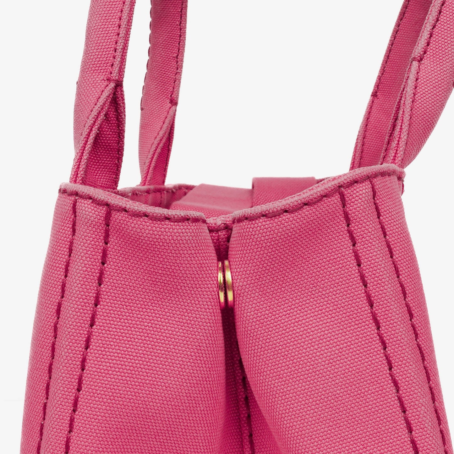 Prada Peonia Canapa Denim Logo Tote Bag