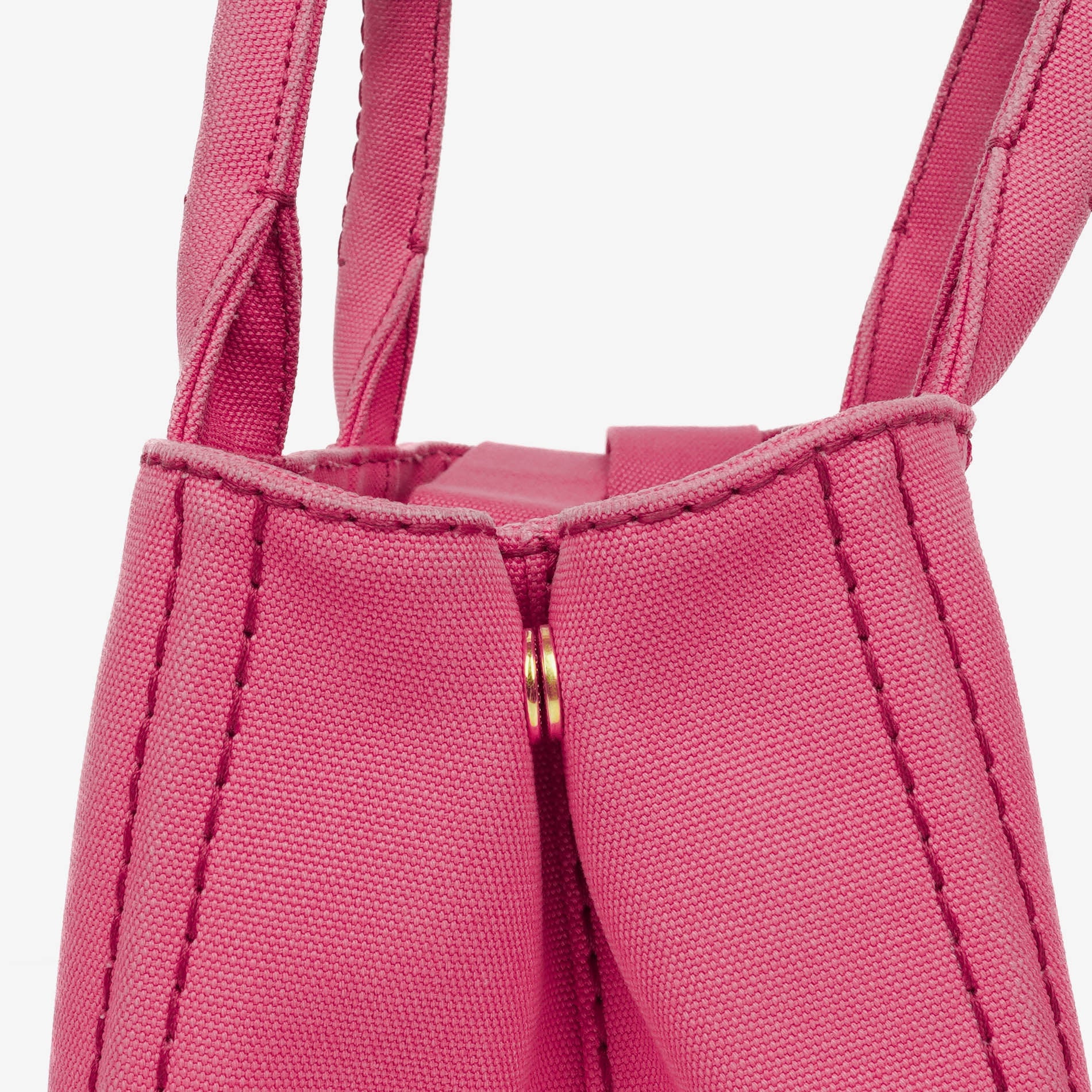 Prada Peonia Canapa Denim Logo Tote Bag