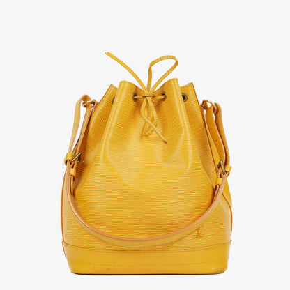 Louis Vuitton Noe Grande GM Schultertasche aus gelbem Epi-Leder