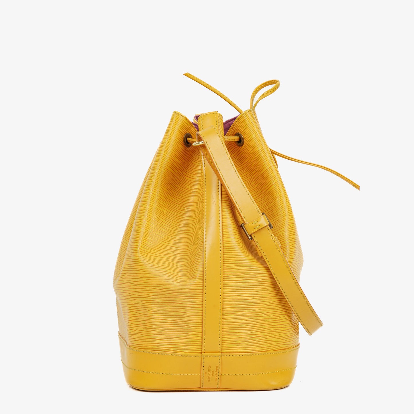 Louis Vuitton Noe Grande GM Schultertasche aus gelbem Epi-Leder