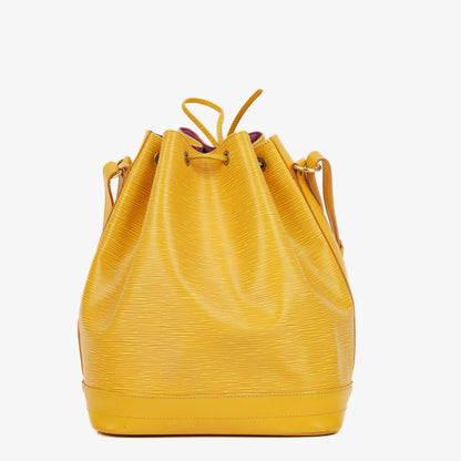 Louis Vuitton Noe Grande GM Schultertasche aus gelbem Epi-Leder