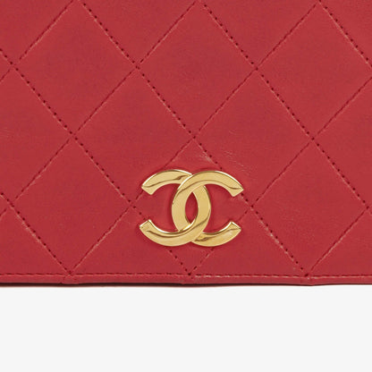 Chanel Classic Full Flap Bag gestepptes Leder 24K vergoldete Hardware