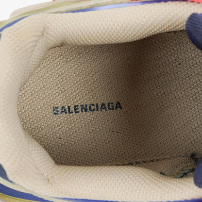 Balenciaga Track.2 Rubber Mesh Bi-Color Beige Blau Rot Open Sneakers 42