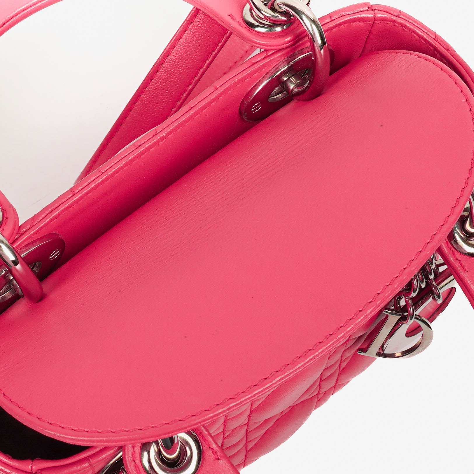 Christian Dior Mini Lady Dior Cannage-Steppledertasche