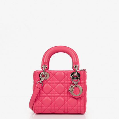 Christian Dior Mini Lady Dior Cannage-Steppledertasche