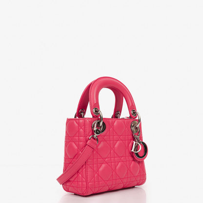 Christian Dior Mini Lady Dior Cannage-Steppledertasche