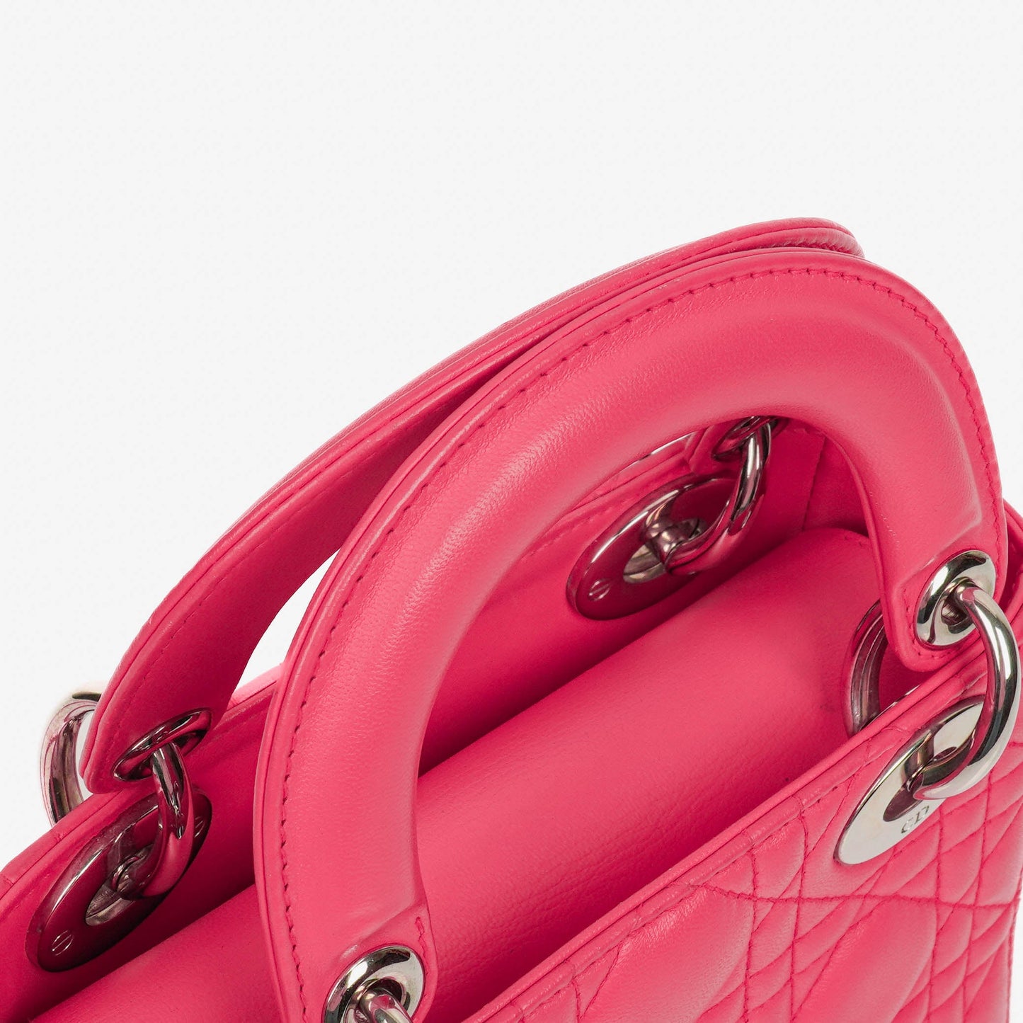 Christian Dior Mini Lady Dior Cannage-Steppledertasche