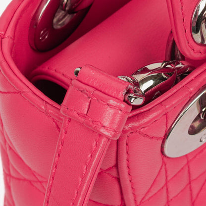 Christian Dior Mini Lady Dior Cannage-Steppledertasche