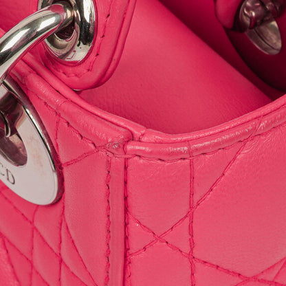 Christian Dior Mini Lady Dior Cannage-Steppledertasche
