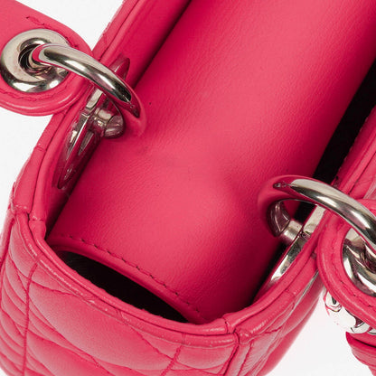 Christian Dior Mini Lady Dior Cannage-Steppledertasche