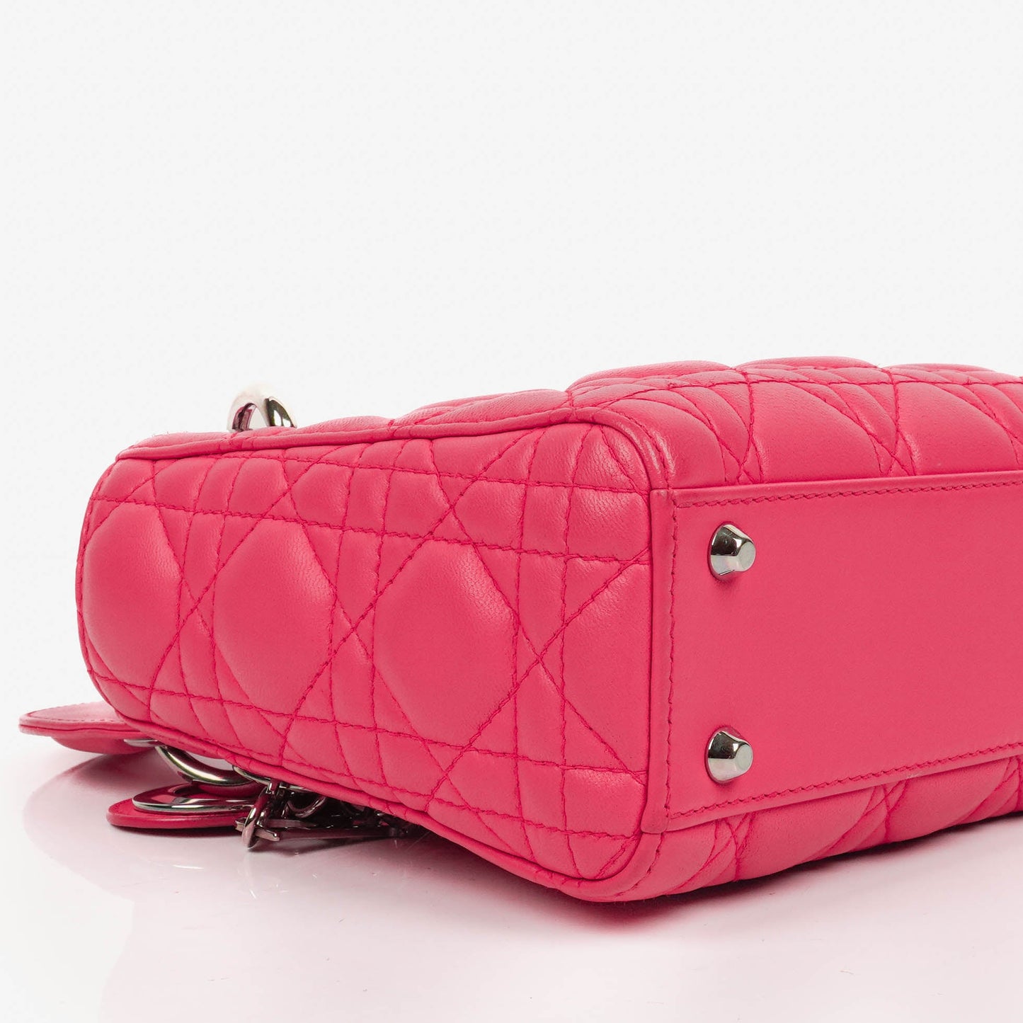 Christian Dior Mini Lady Dior Cannage-Steppledertasche