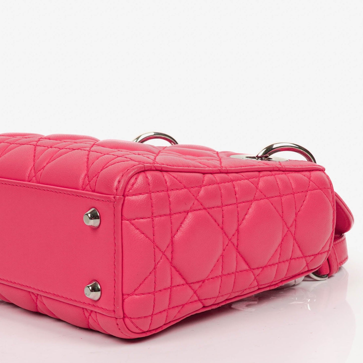 Christian Dior Mini Lady Dior Cannage-Steppledertasche