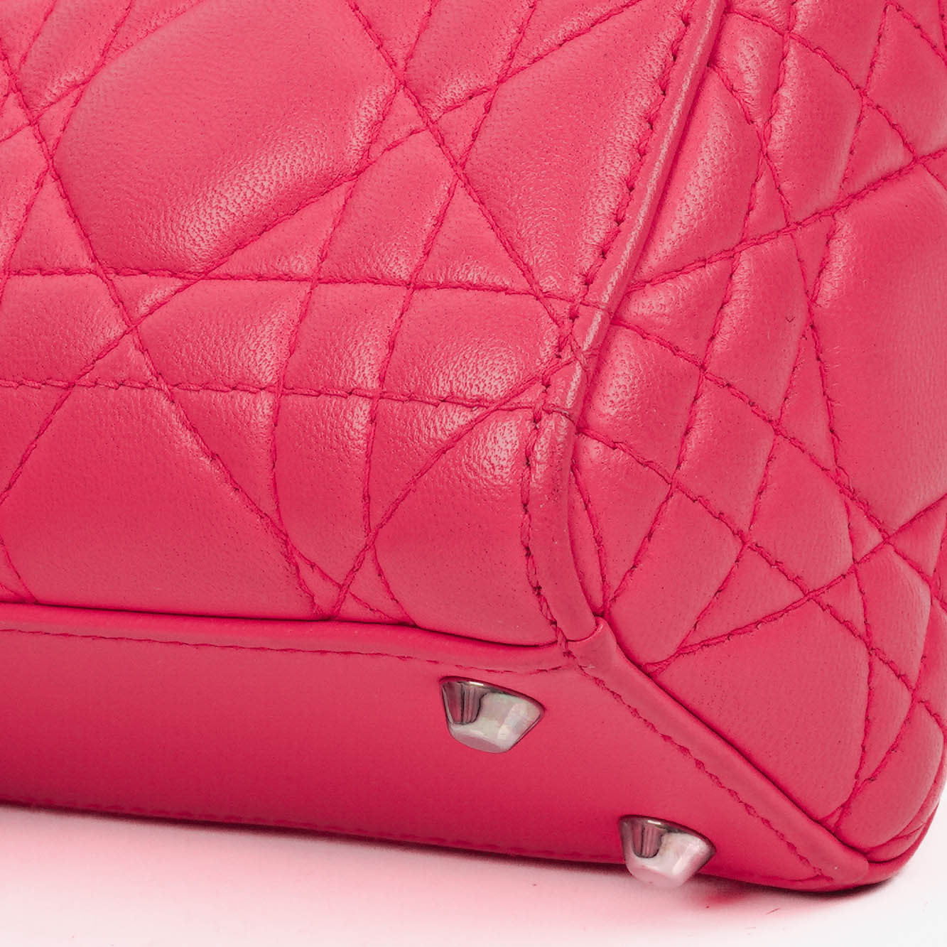 Christian Dior Mini Lady Dior Cannage-Steppledertasche