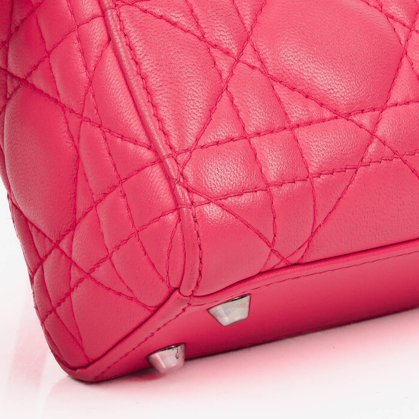 Christian Dior Mini Lady Dior Cannage-Steppledertasche