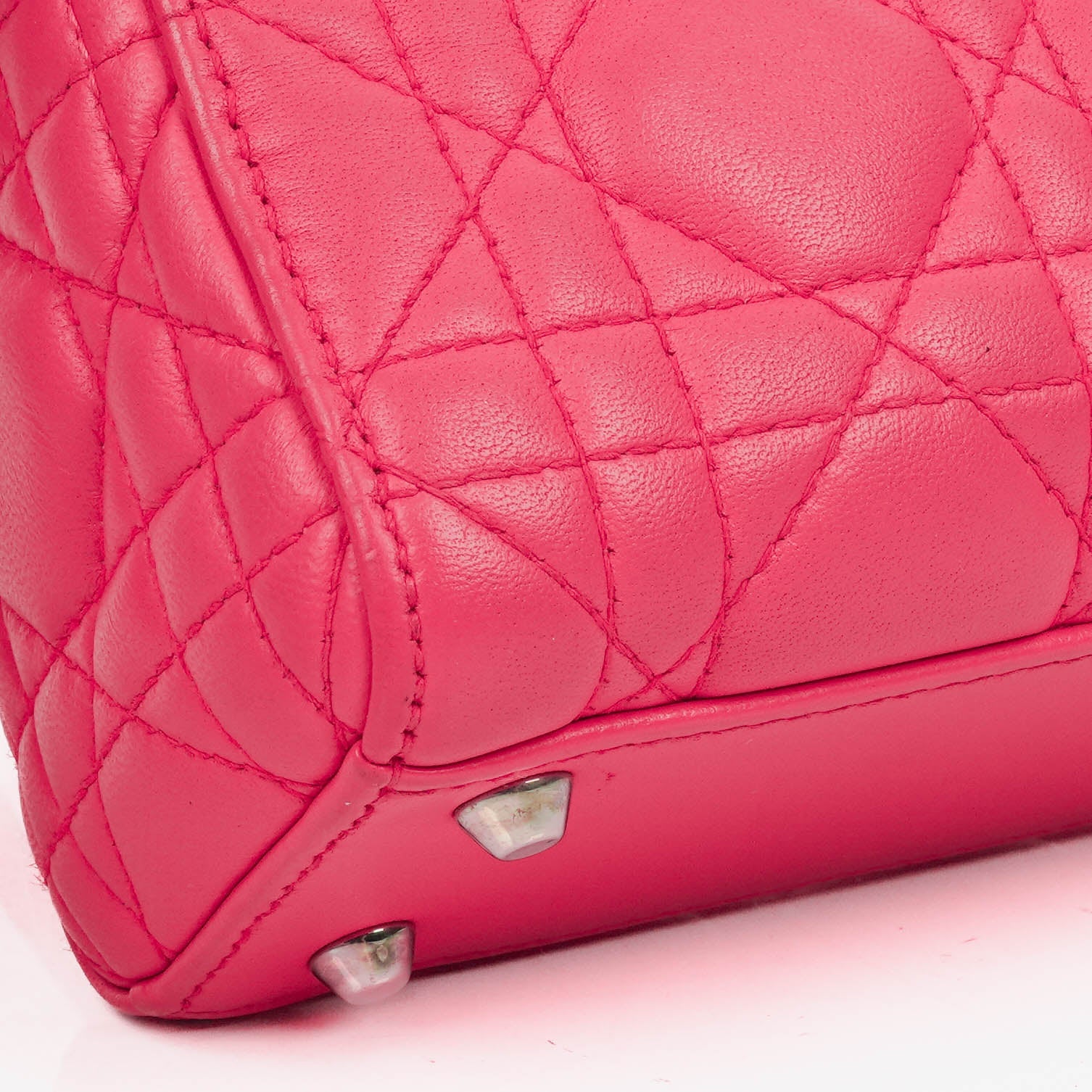 Christian Dior Mini Lady Dior Cannage-Steppledertasche