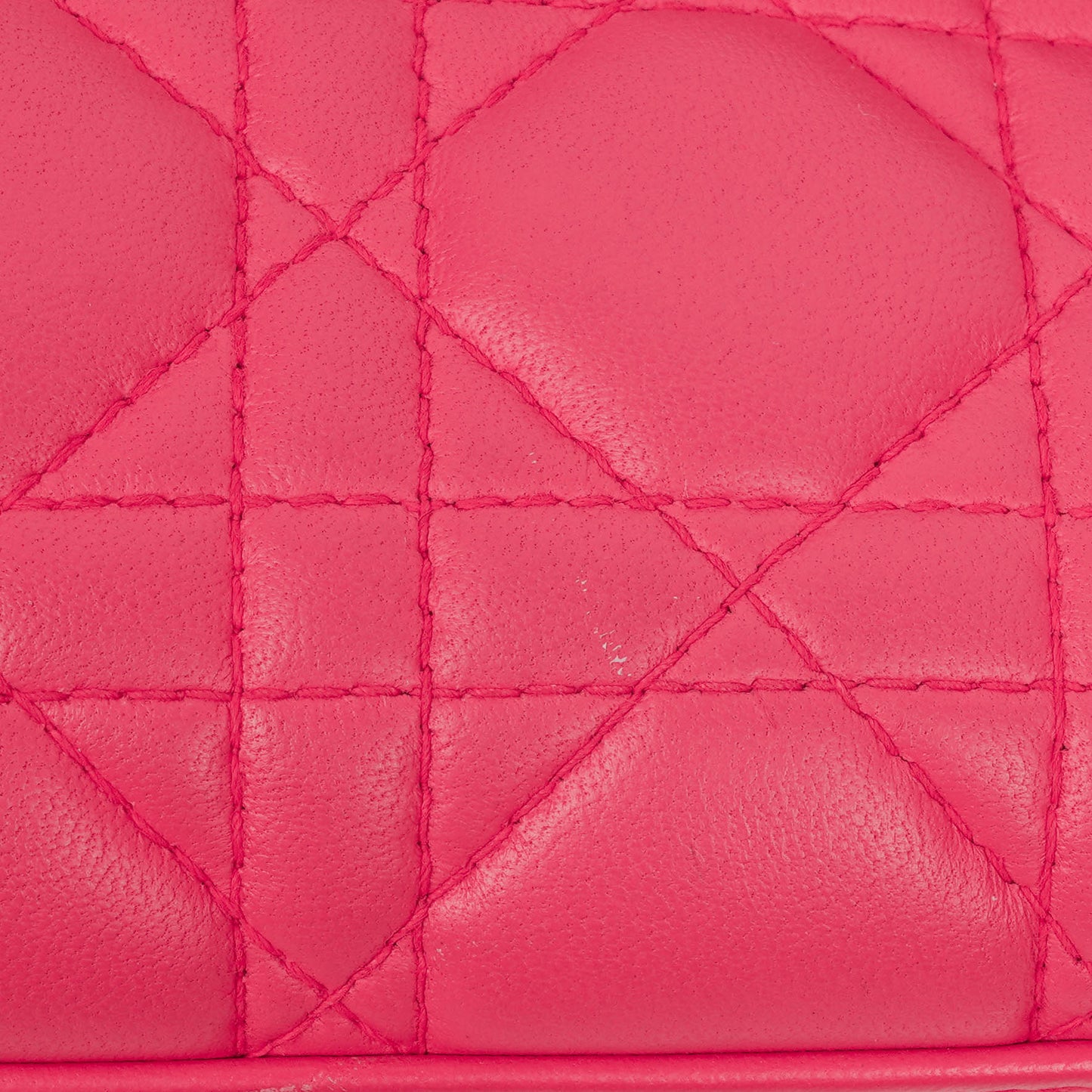 Christian Dior Mini Lady Dior Cannage-Steppledertasche