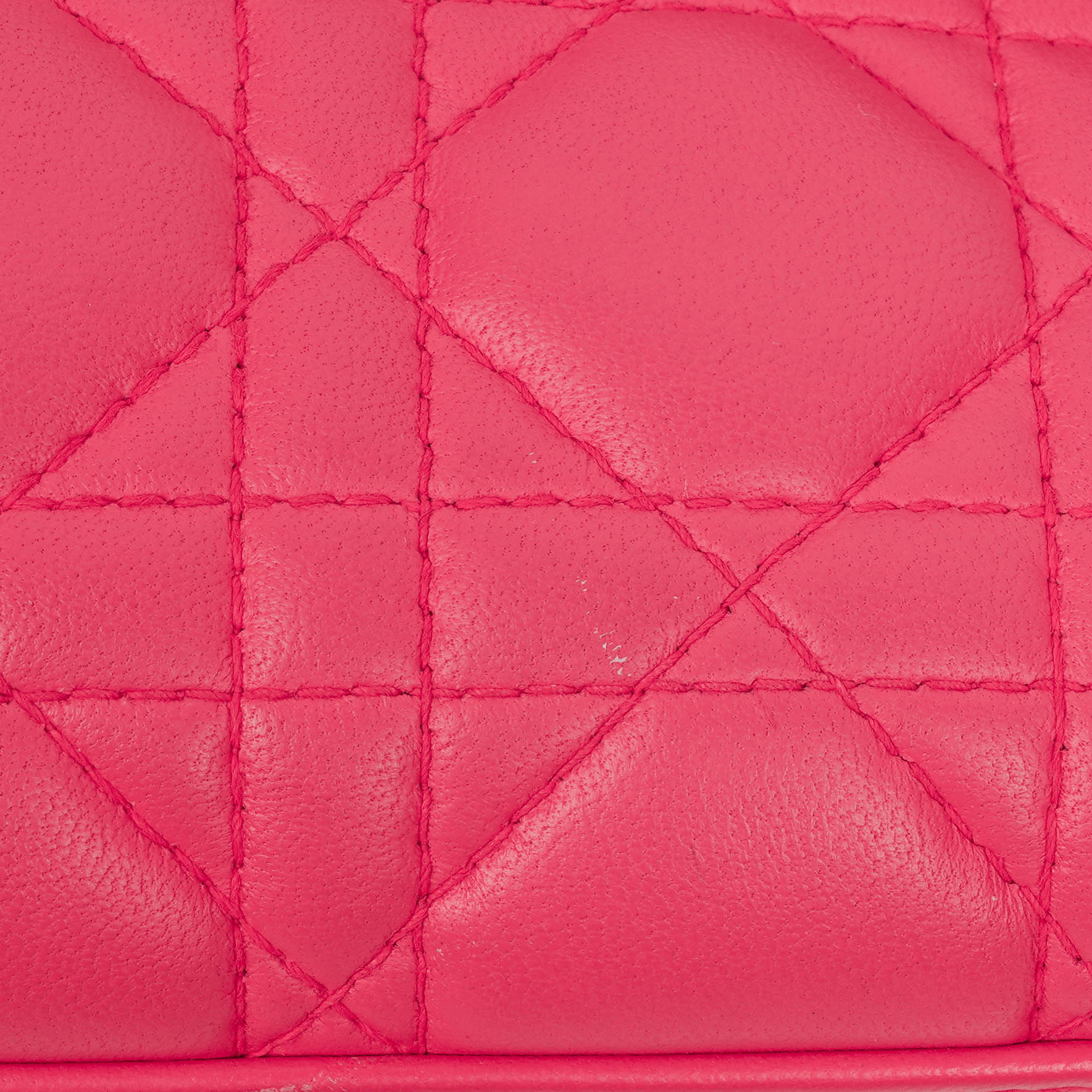 Christian Dior Mini Lady Dior Cannage-Steppledertasche