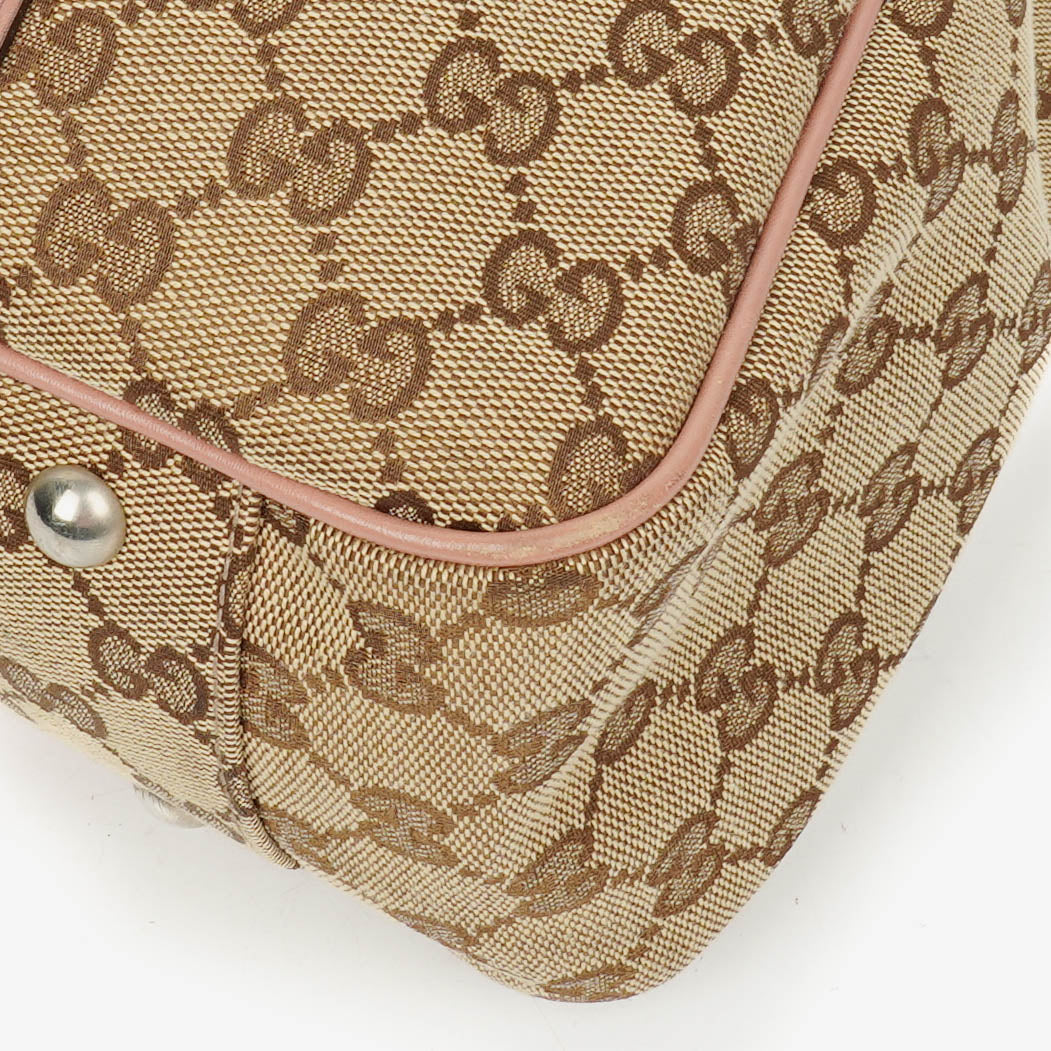 Gucci Twins Tragetasche aus Monogramm Canvas
