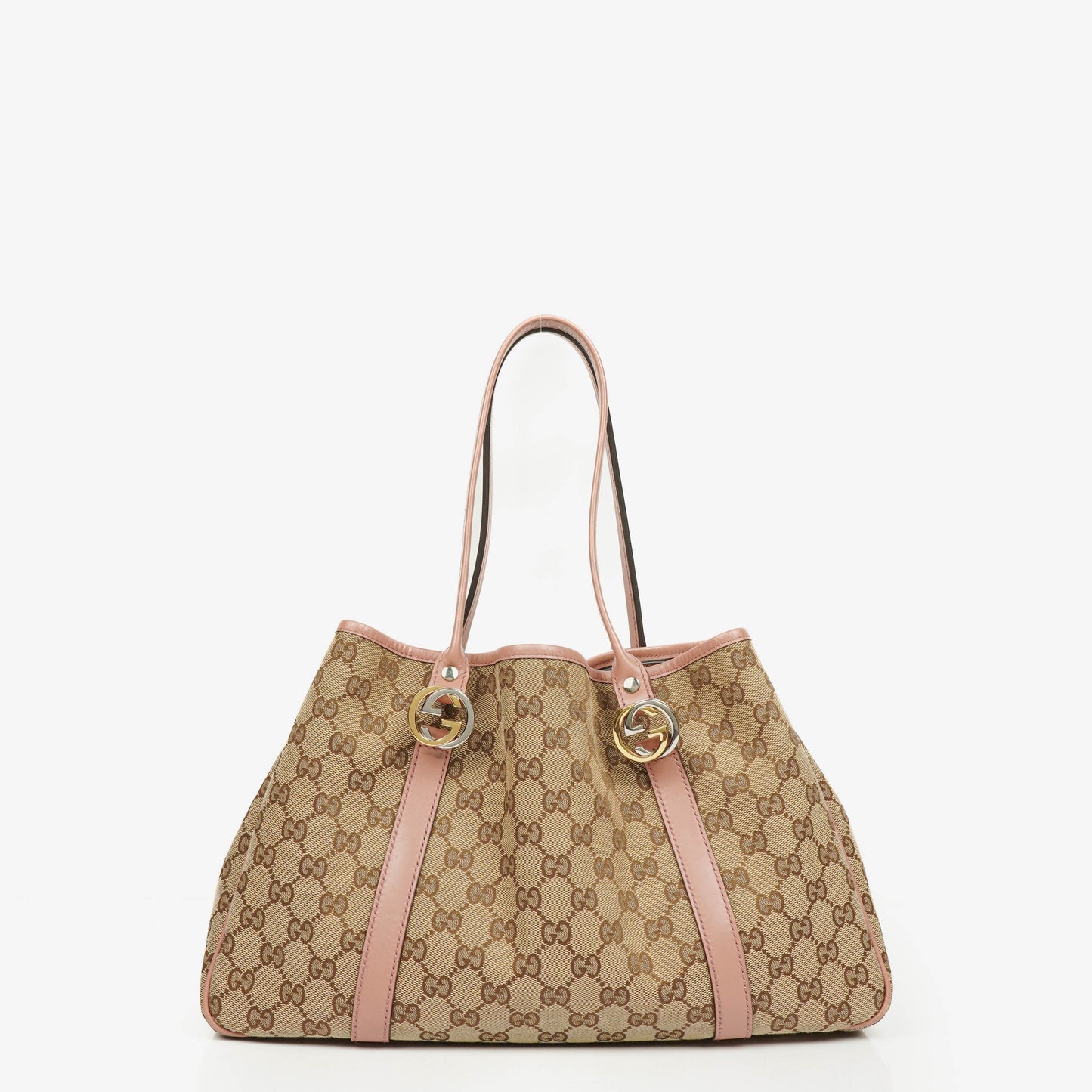 Gucci Twins Tragetasche aus Monogramm Canvas