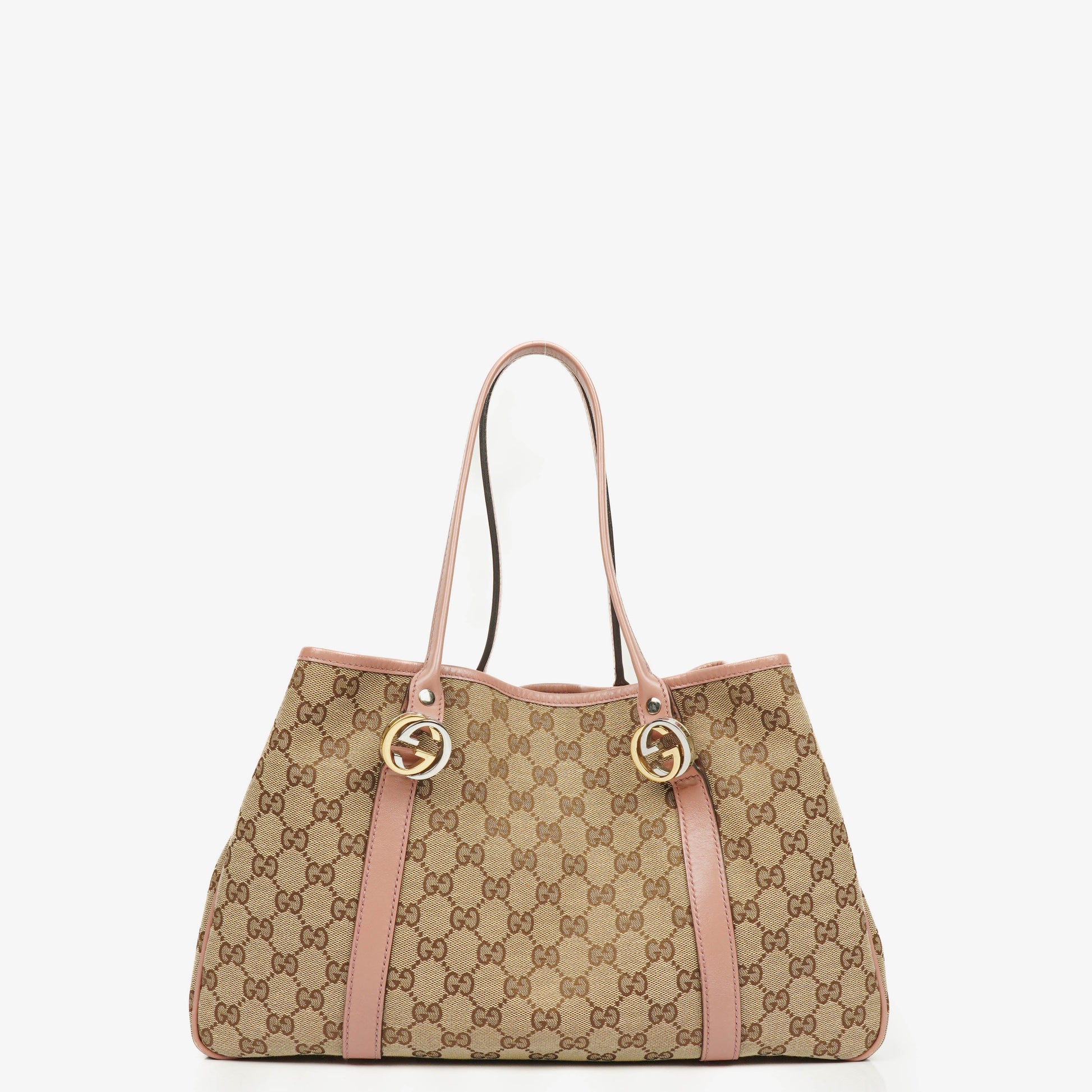 Gucci Twins Tragetasche aus Monogramm Canvas