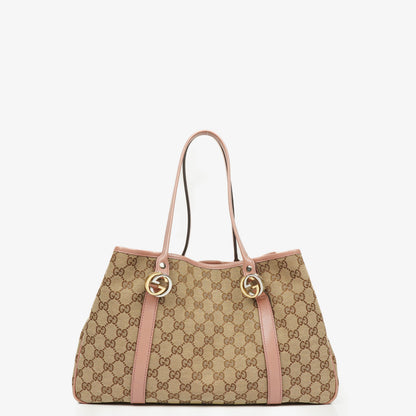 Gucci Twins Tragetasche aus Monogramm Canvas