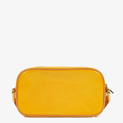 Louis Vuitton Christie Monogram aus gelbem Monogram Vernis