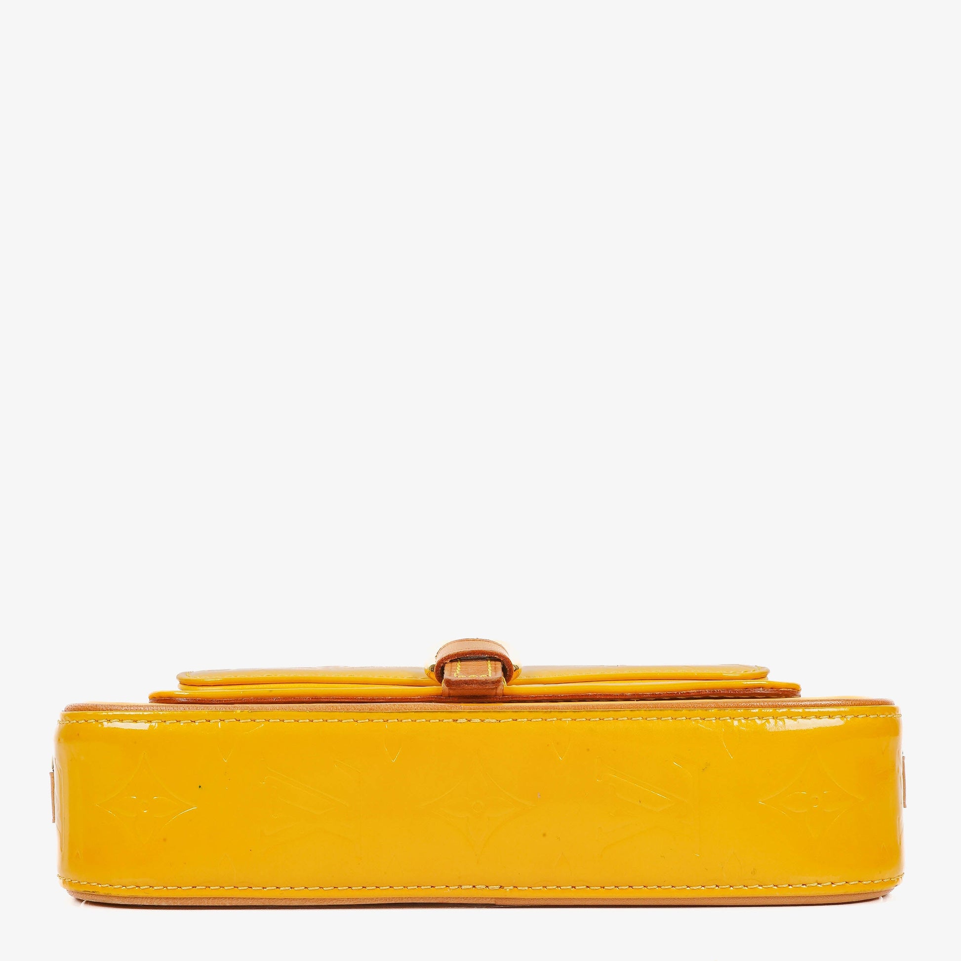 Louis Vuitton Christie Monogram aus gelbem Monogram Vernis