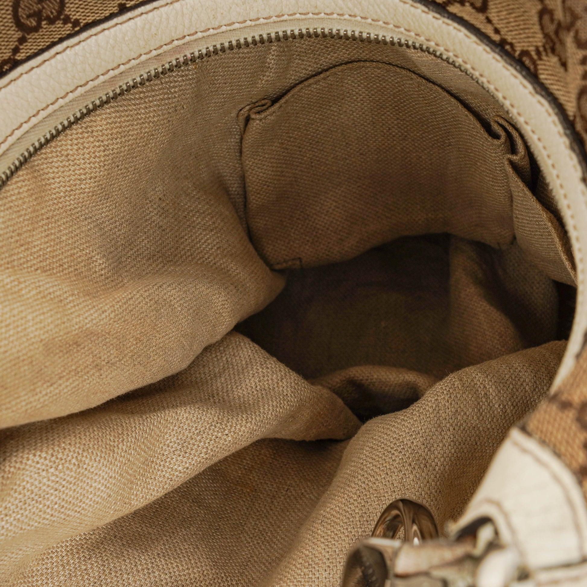 Gucci große Icon Bit Hobo Tasche aus GG Canvas
