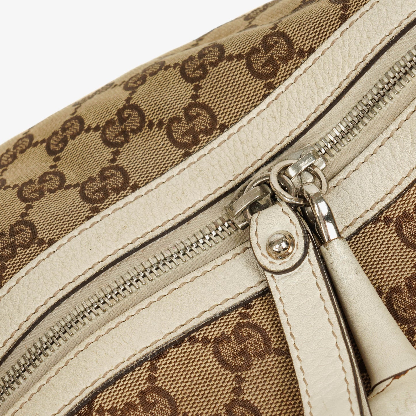 Gucci große Icon Bit Hobo Tasche aus GG Canvas