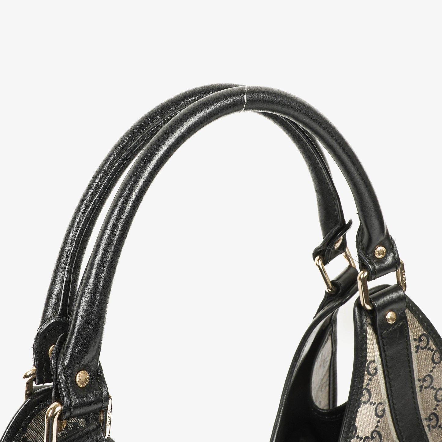 Gucci Jackie Bardot Schultertasche aus Crystal GG Canvas