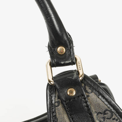 Gucci Jackie Bardot Schultertasche aus Crystal GG Canvas