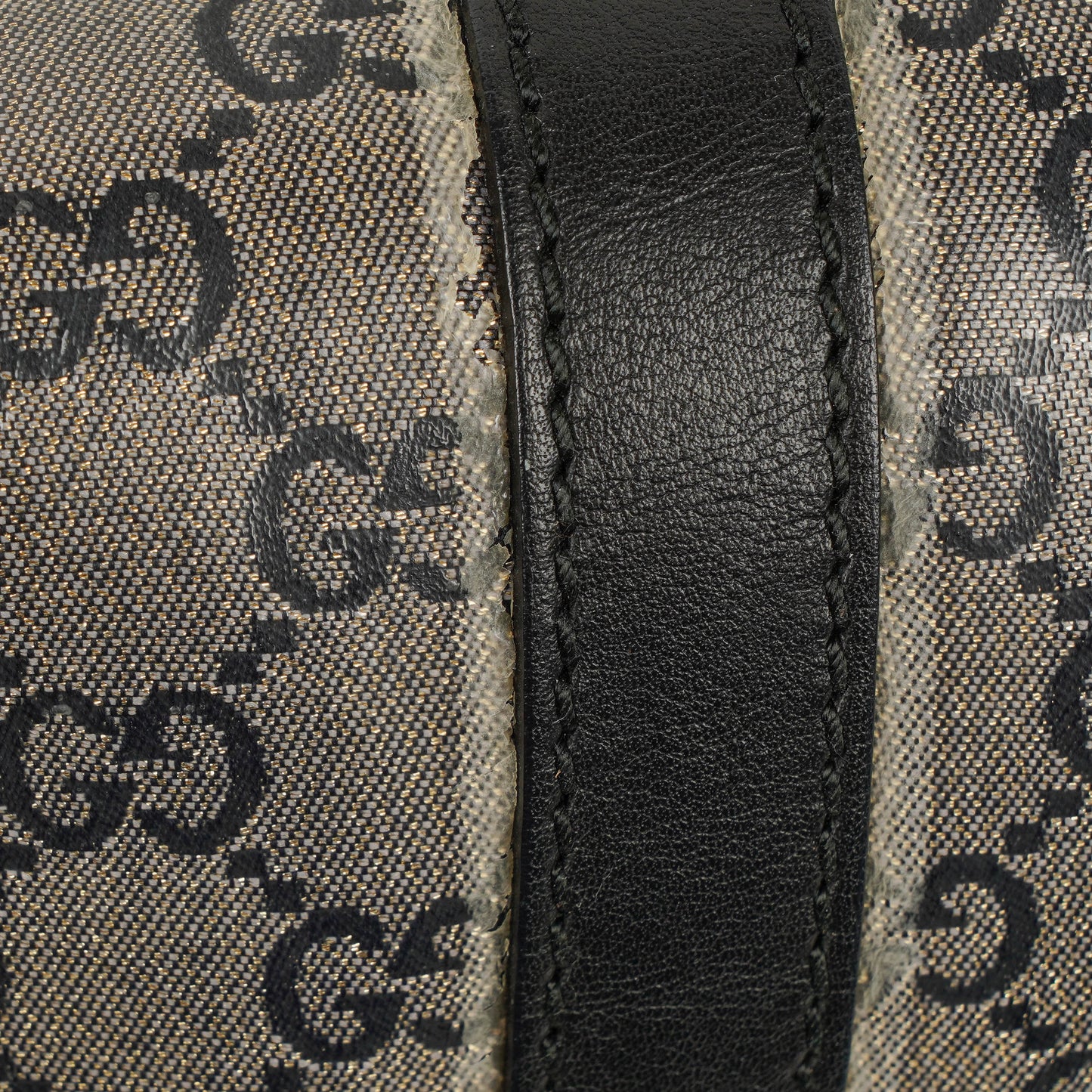 Gucci Jackie Bardot Schultertasche aus Crystal GG Canvas