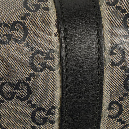 Gucci Jackie Bardot Schultertasche aus Crystal GG Canvas