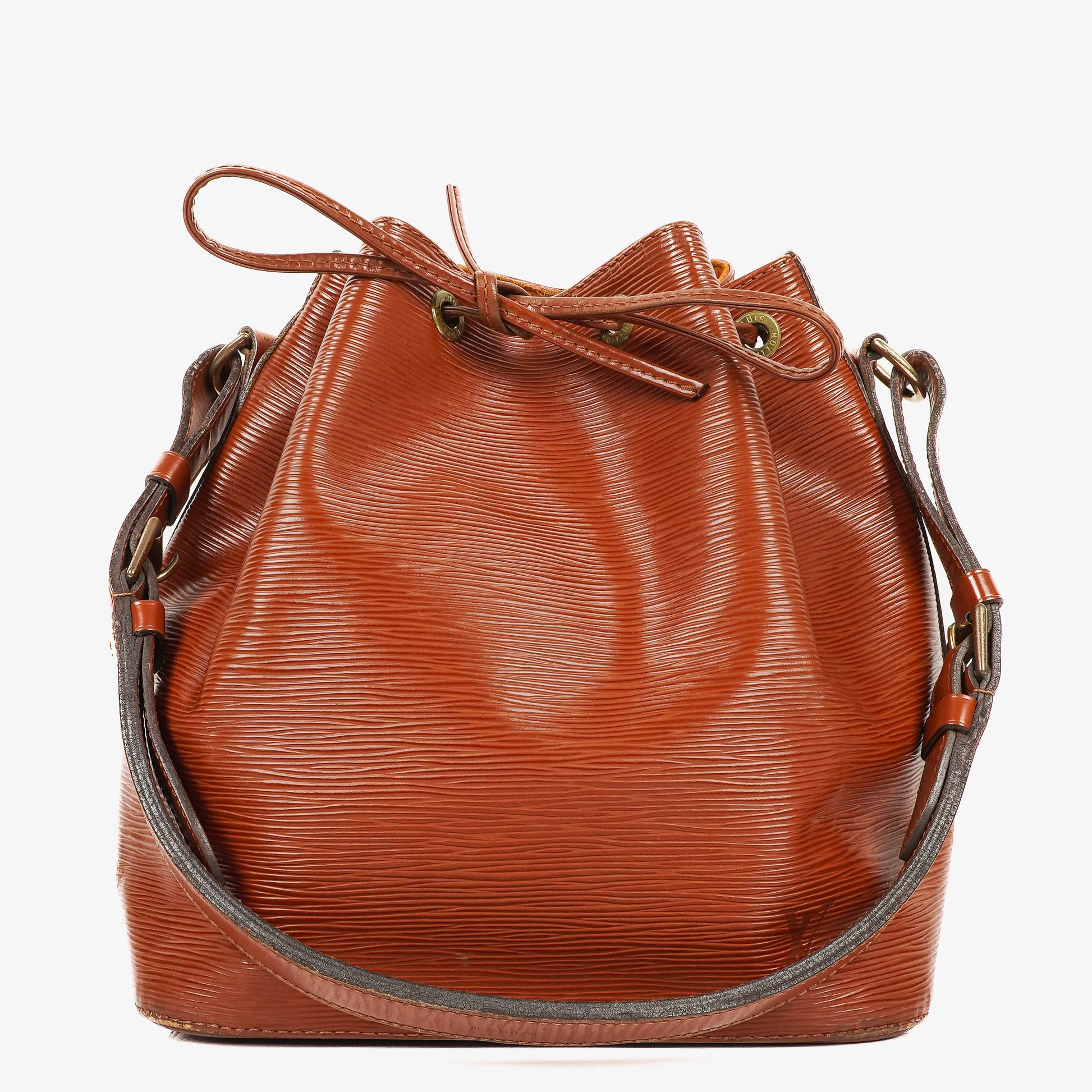 Louis Vuitton Petit Noe Schultertasche aus braunem Epi Leder