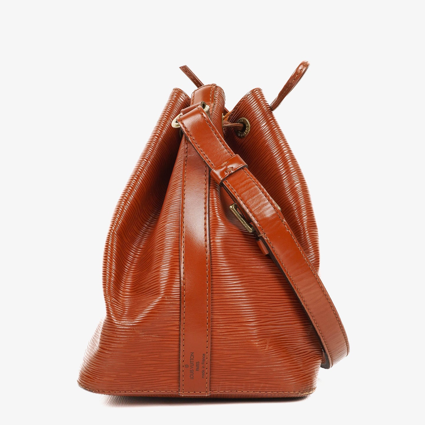 Louis Vuitton Petit Noe Schultertasche aus braunem Epi Leder