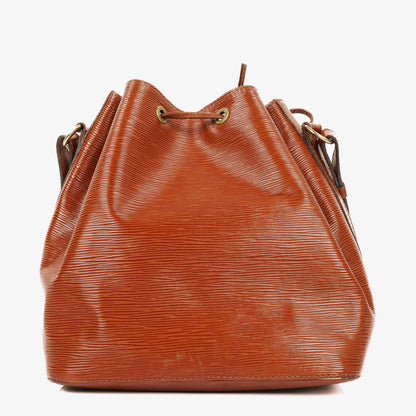 Louis Vuitton Petit Noe Schultertasche aus braunem Epi Leder
