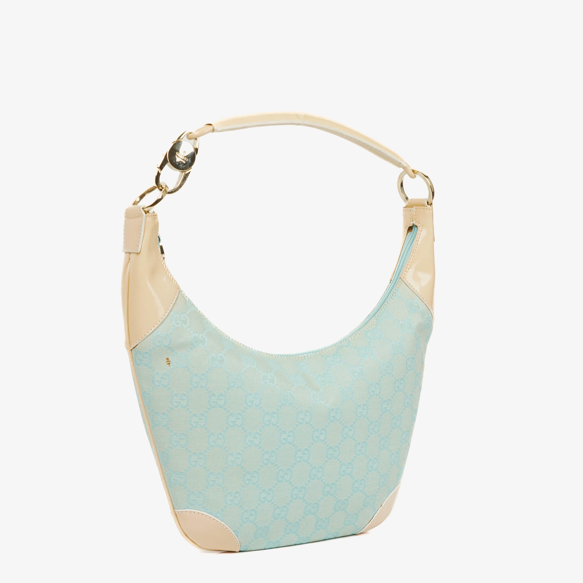 Gucci Handle Ring Hobo-Tasche aus GG Canvas