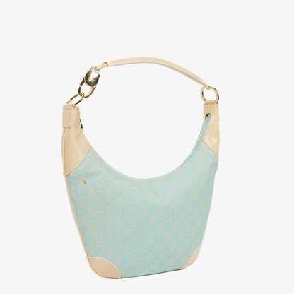 Gucci Handle Ring Hobo-Tasche aus GG Canvas