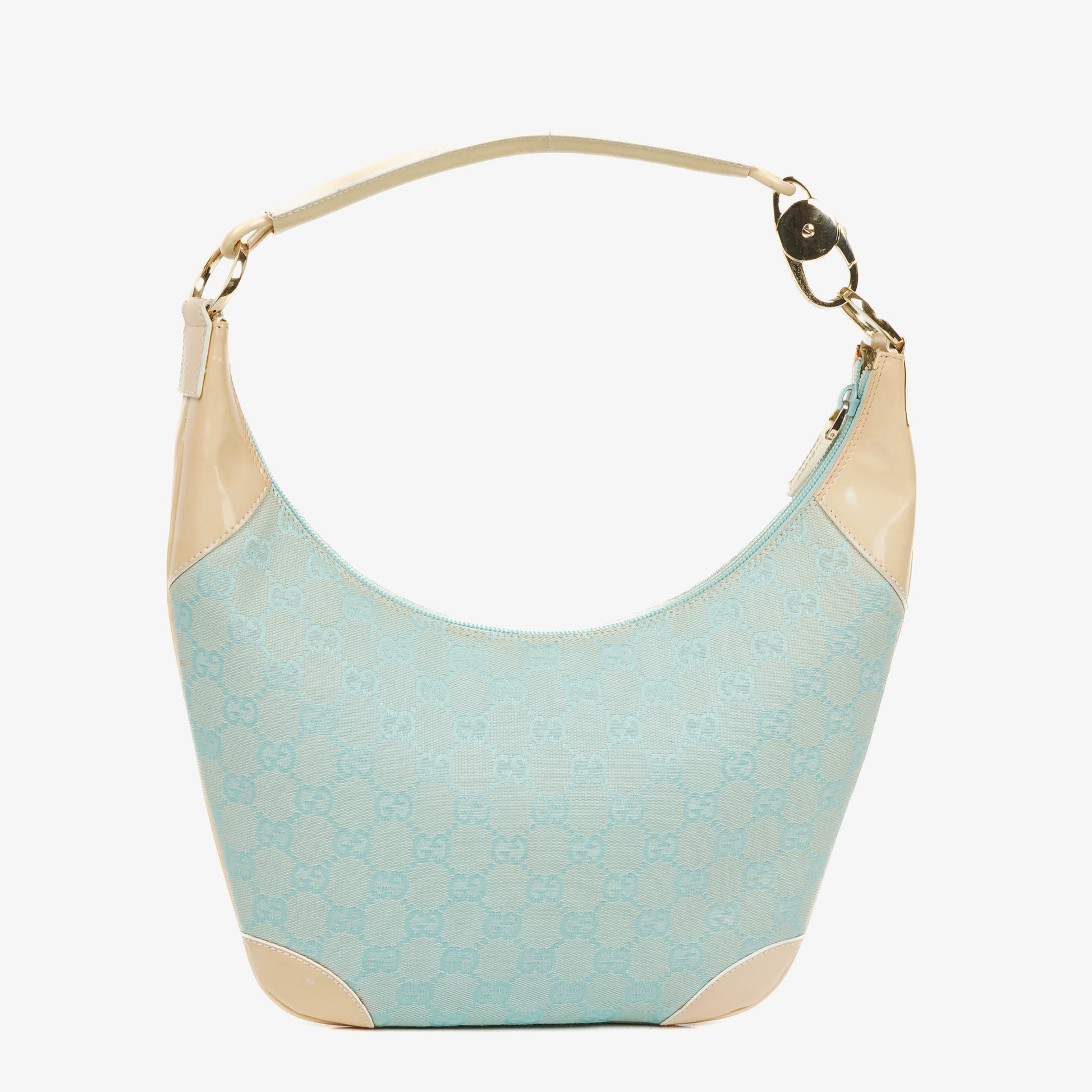 Gucci Handle Ring Hobo-Tasche aus GG Canvas