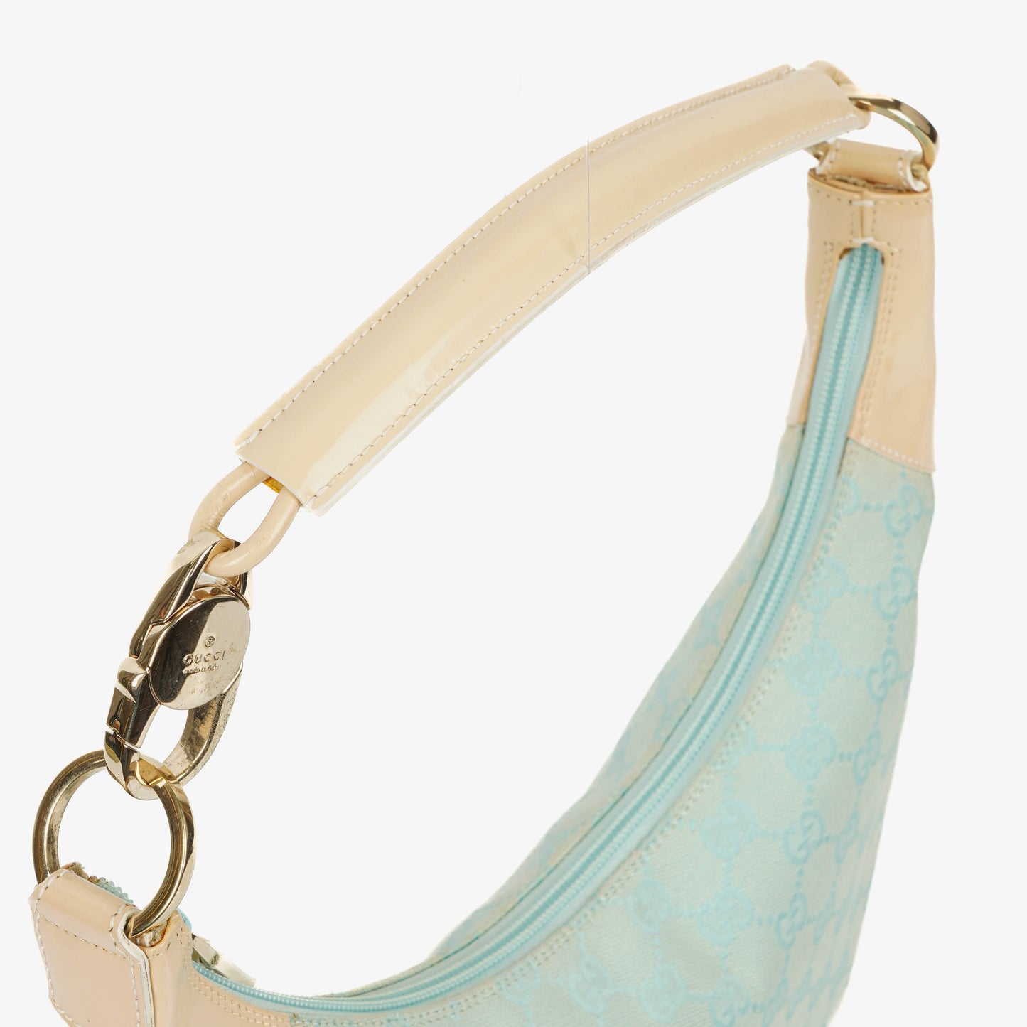 Gucci Handle Ring Hobo-Tasche aus GG Canvas