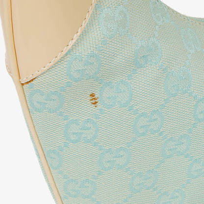 Gucci Handle Ring Hobo-Tasche aus GG Canvas