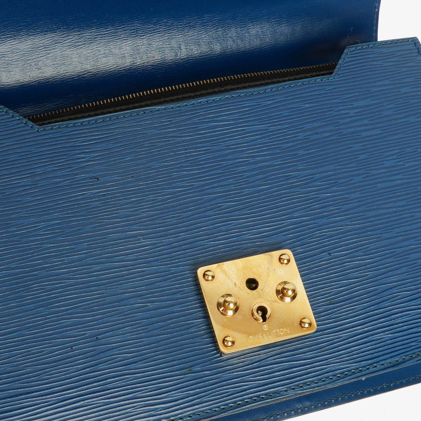 Louis Vuitton Concorde Tasche aus blauem Epi Leder
